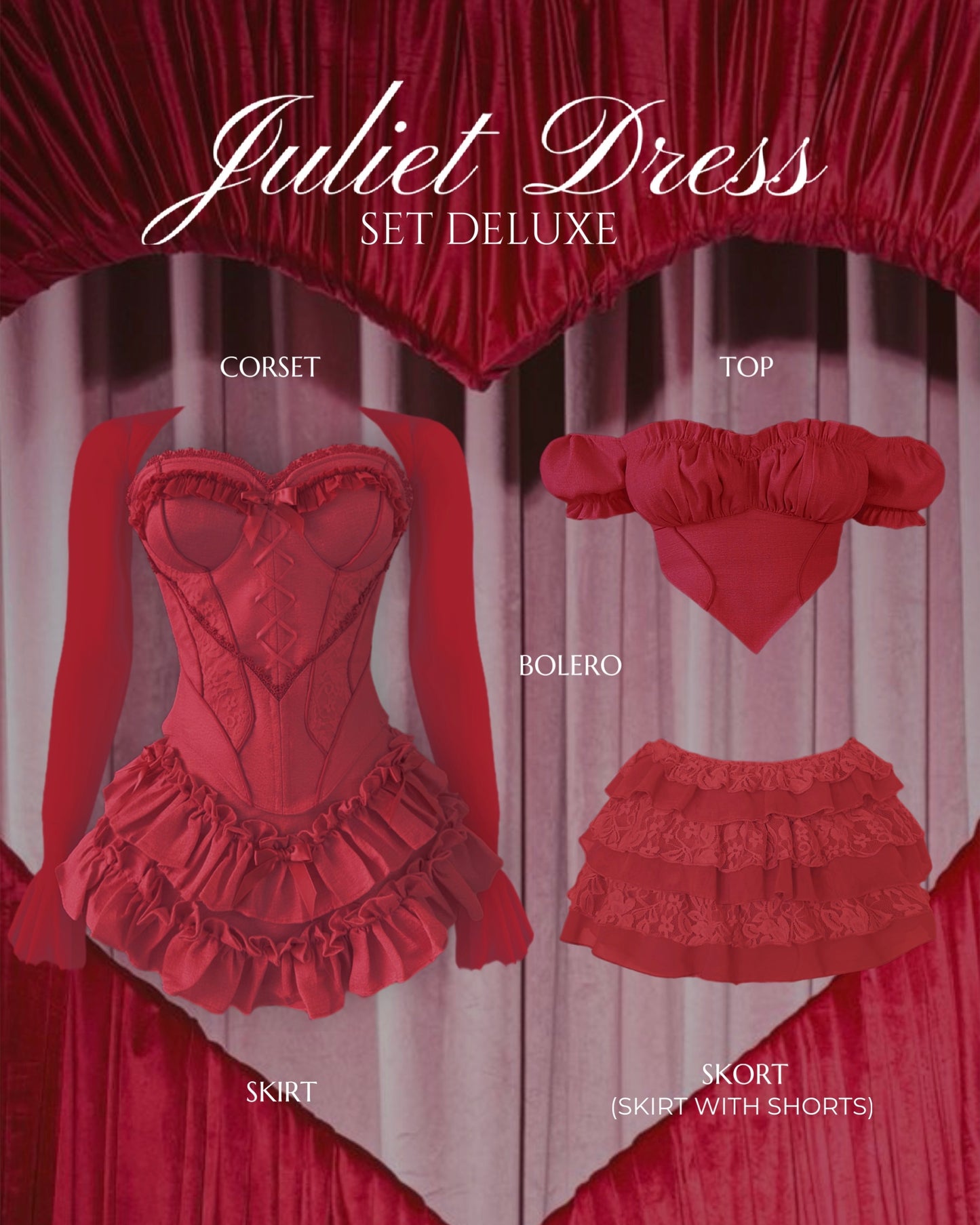 Juliet Dress Deluxe (All the pieces)