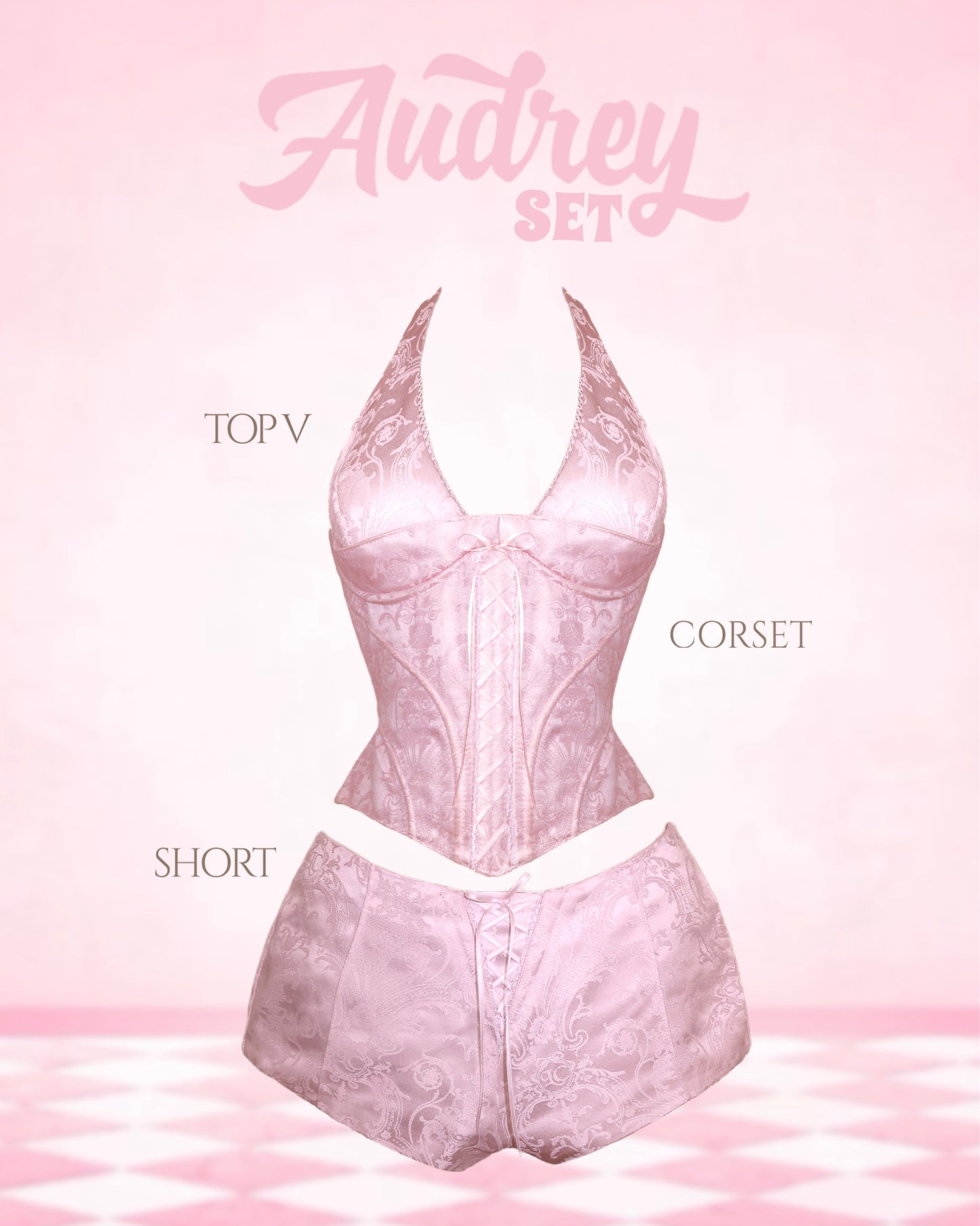 Audrey Set (top + corset + bottom)