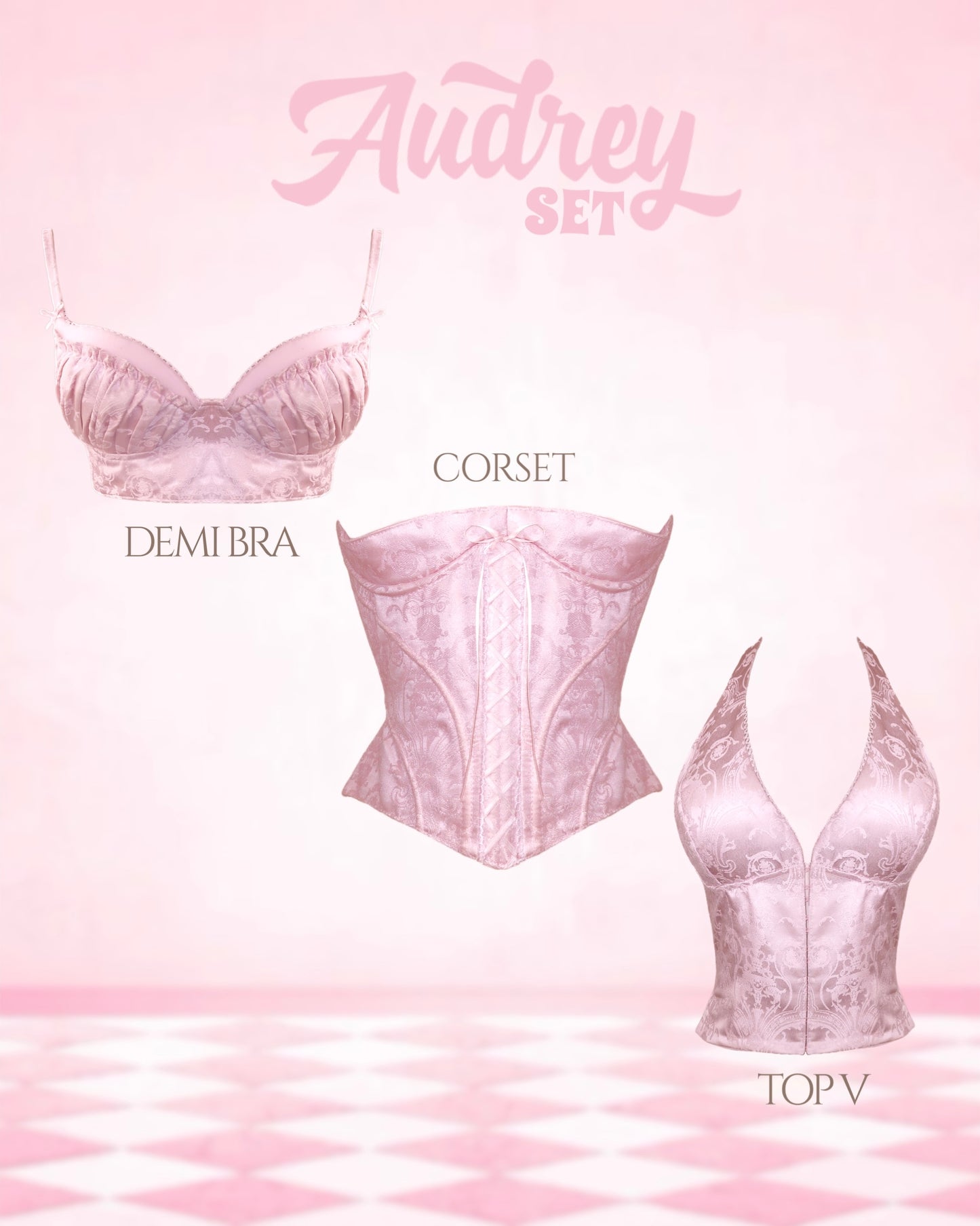Audrey Set (top + corset)