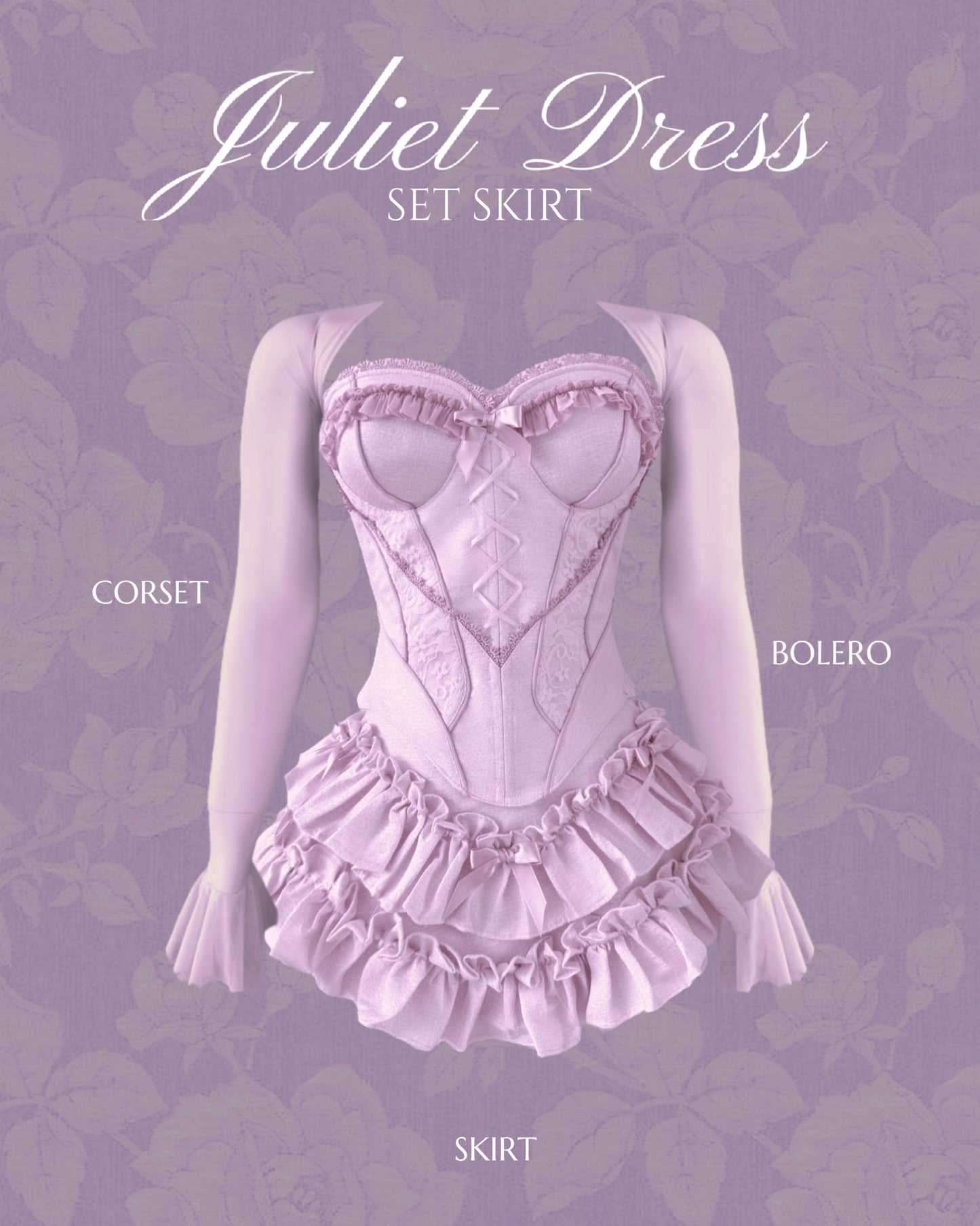 Juliet Dress (Corset + bolero + skirt)
