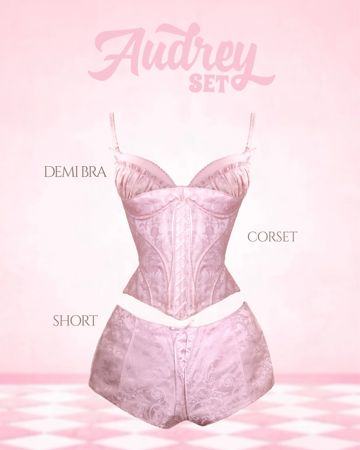 Audrey Set (top + corset + bottom)