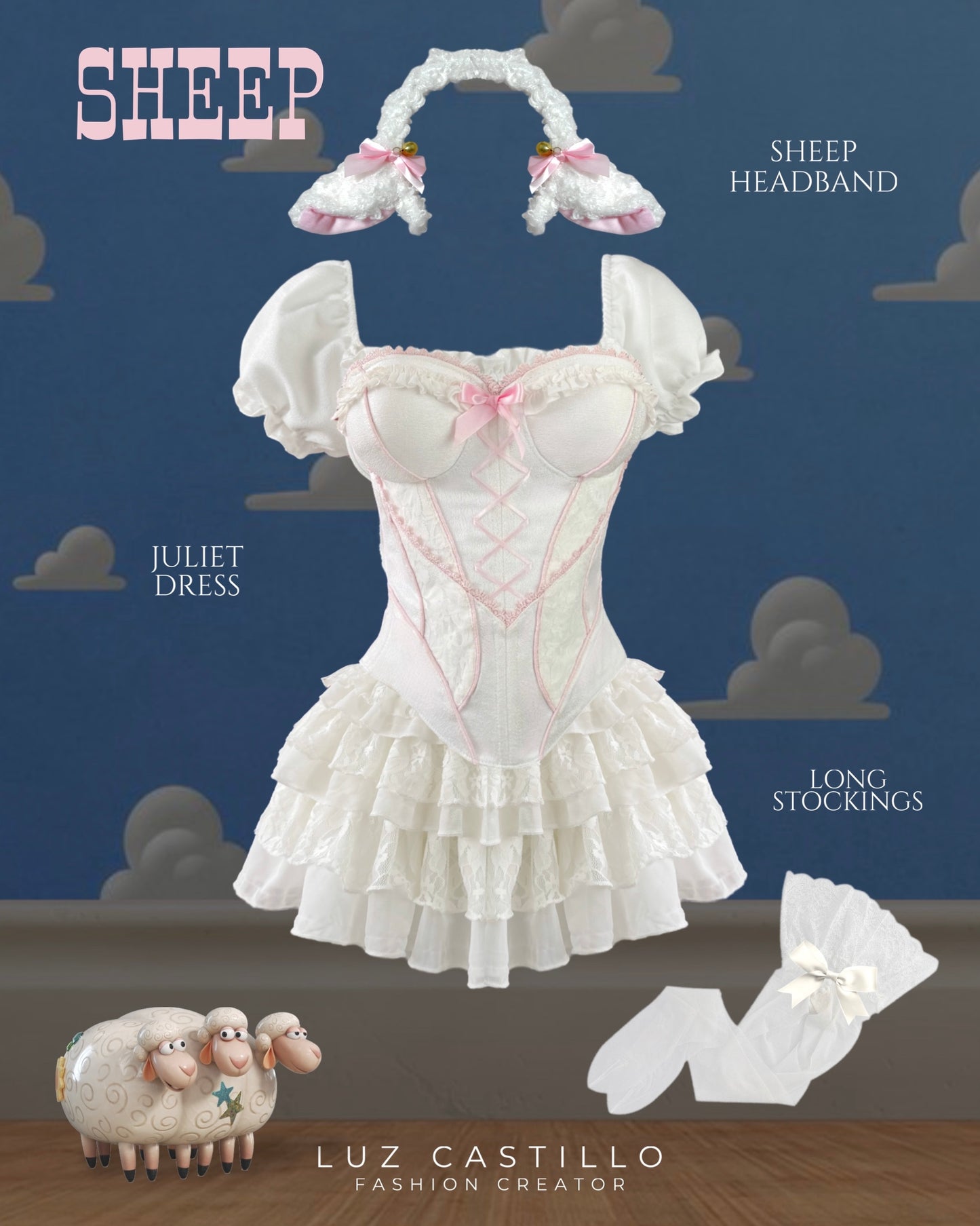 Sheep from Toy Story (Juliet Dress)