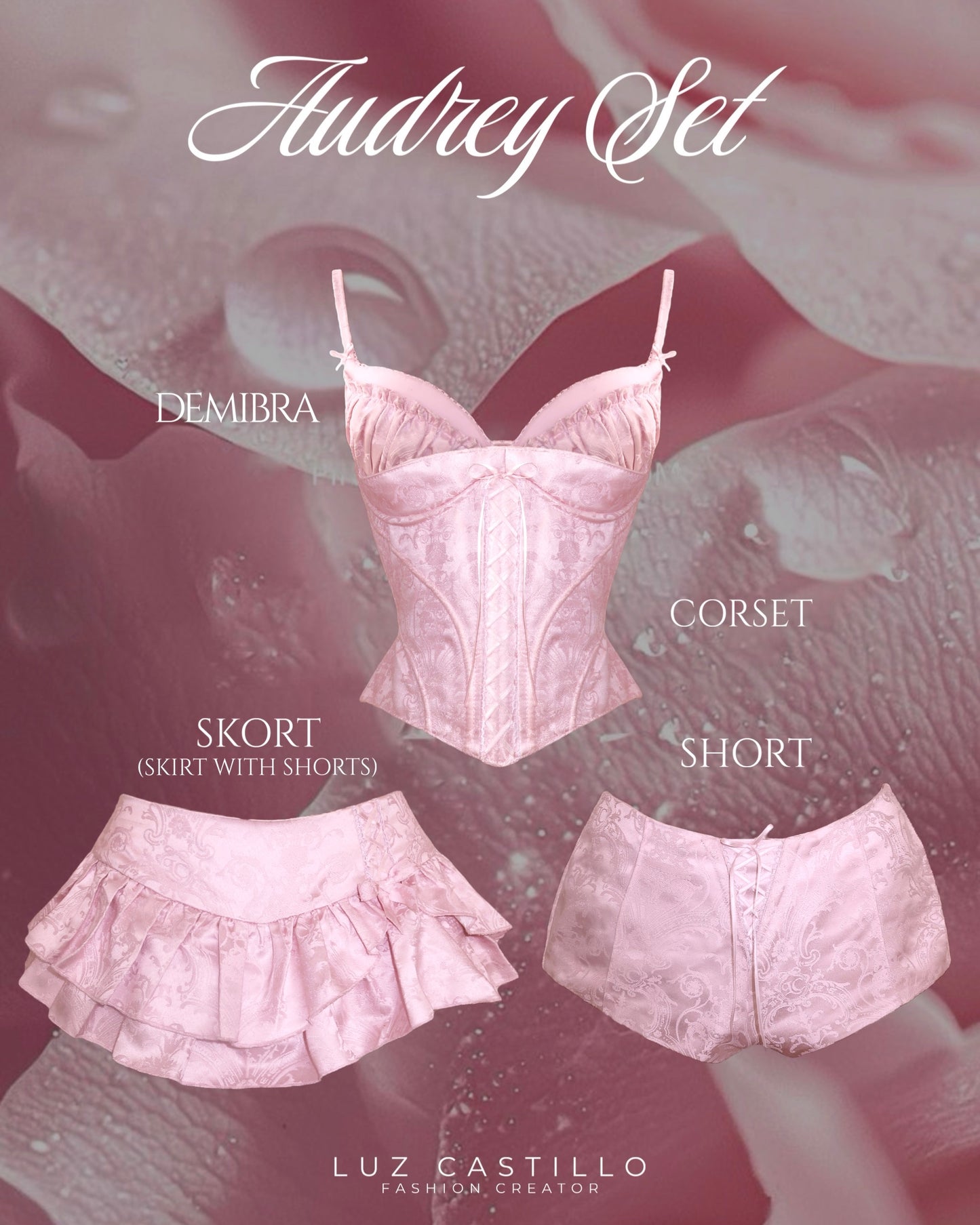 Audrey Set (top + corset + bottom)