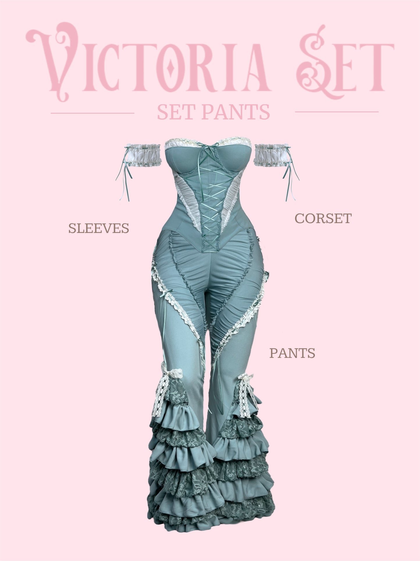 Victoria Set (Corset + sleeves + pants)