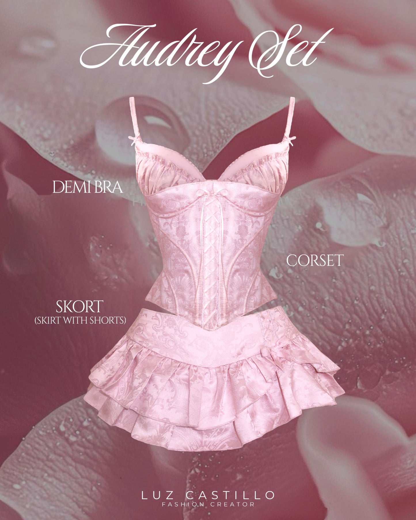 Audrey Set (top + corset + bottom)