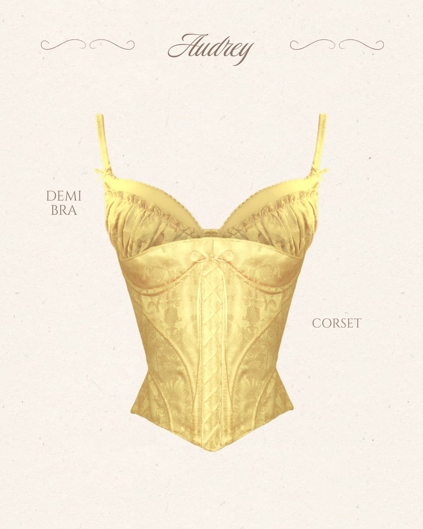Audrey Set (top + corset)