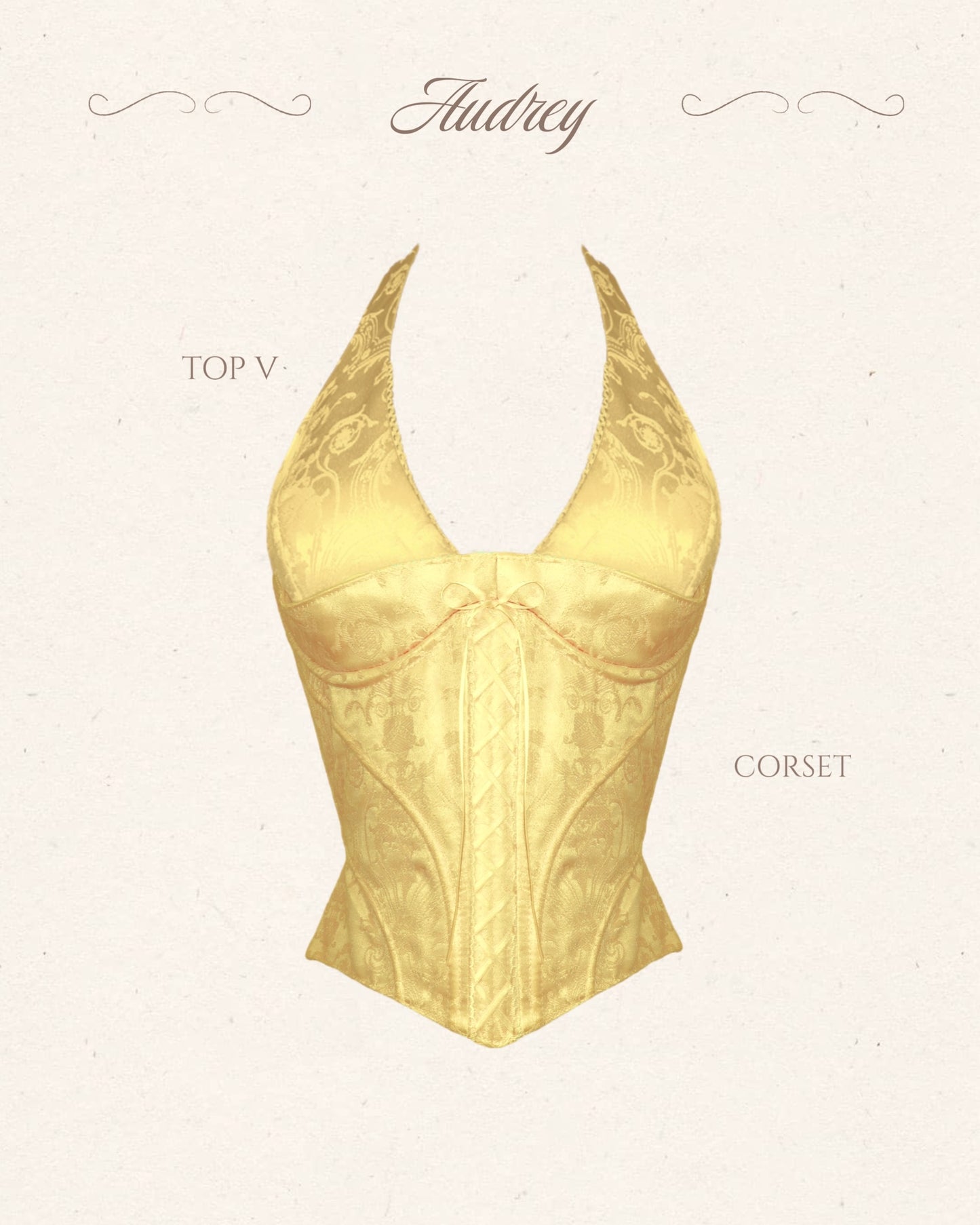 Audrey Set (top + corset)