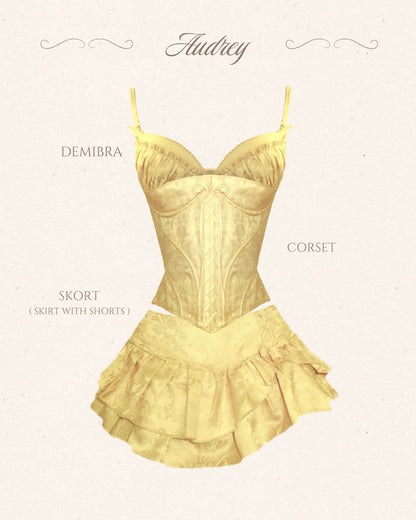 Audrey Set (top + corset + bottom)