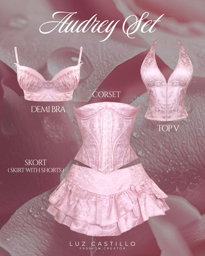 Audrey Set (top + corset + bottom)
