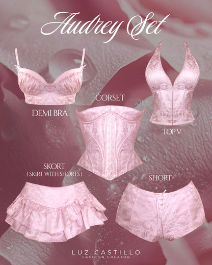 Audrey Set (top + corset + bottom)