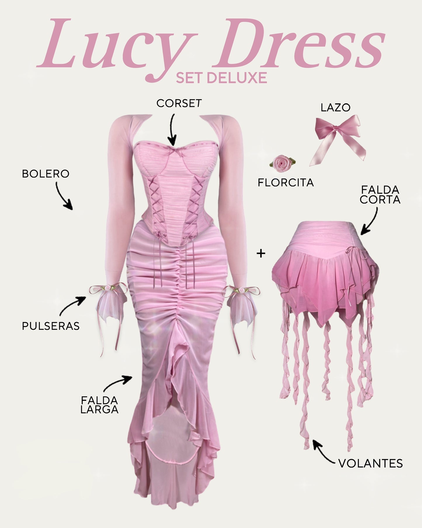 Lucy Dress Deluxe (All the pieces)