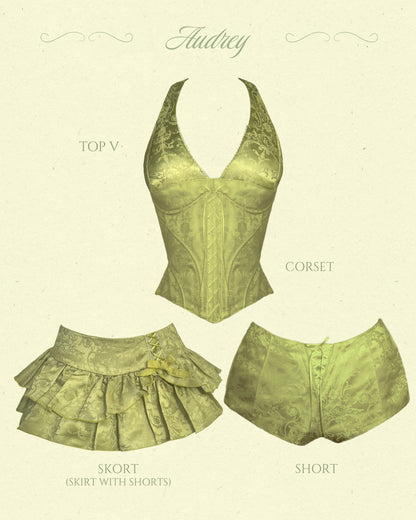 Audrey Set (top + corset + bottom)