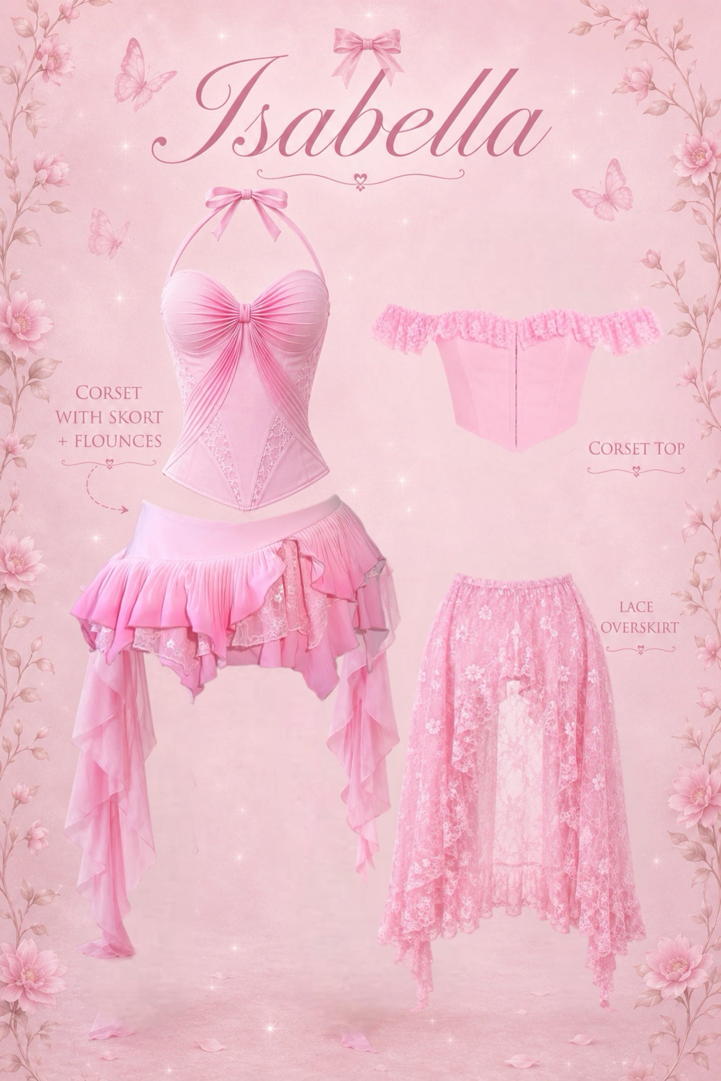 Isabella Dress Deluxe (All the pieces)